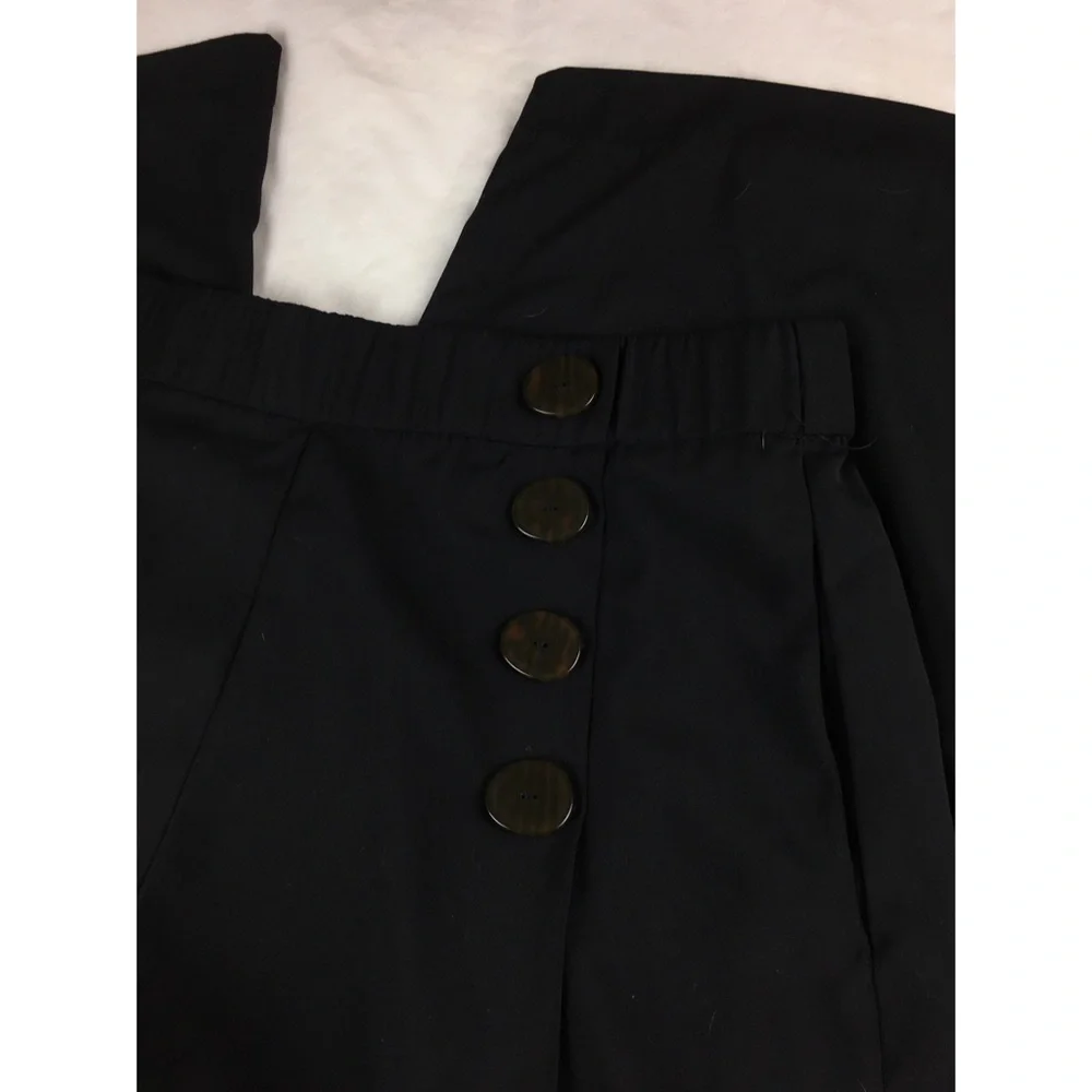 ZARA Black Flowy Bottoms - Picture 6 of 8